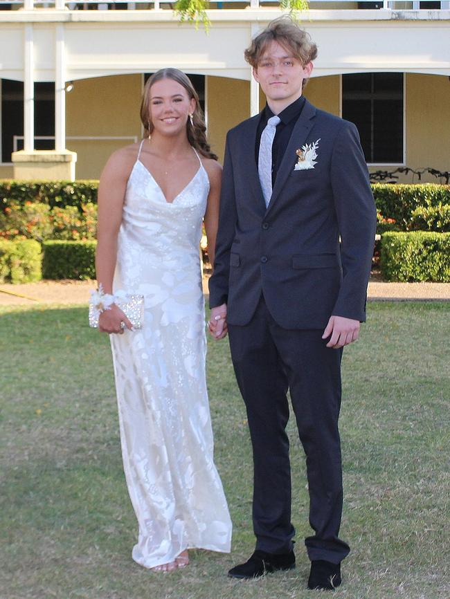 Yasmin and Jordan at the St Ursula's College Formal.