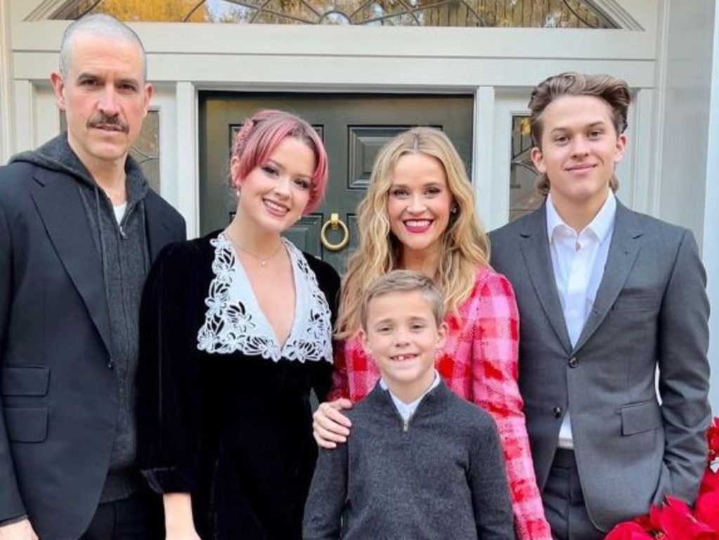 Reese and her blended family. Source: Instagram