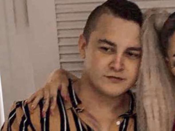 Jhye Powhiri Tanerau-Love was sentenced to three years' jail for trafficking in dangerous drugs. (Man standing on the left  in the orange and black stripe collared shirt with short black hair and tattoo sleeve and blue jeans and holding white string.)