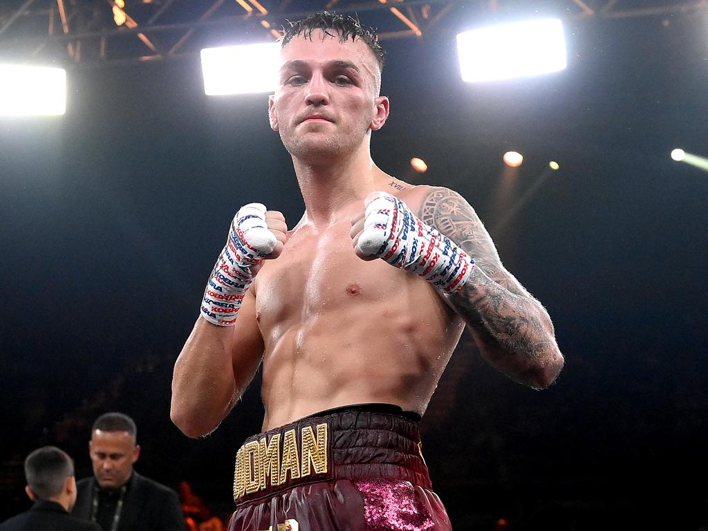 Sam Goodman risks his world title shot on Wednesday in Wollongong. Picture: Bradley Kanaris/Getty Images