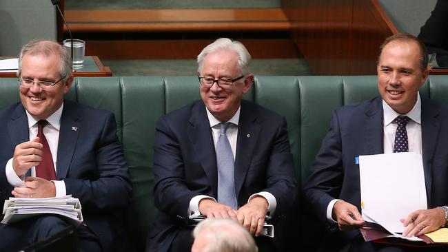 Andrew Robb (centre) was an MP for 12 years before departing in 2016. (Pic: Kym Smith)