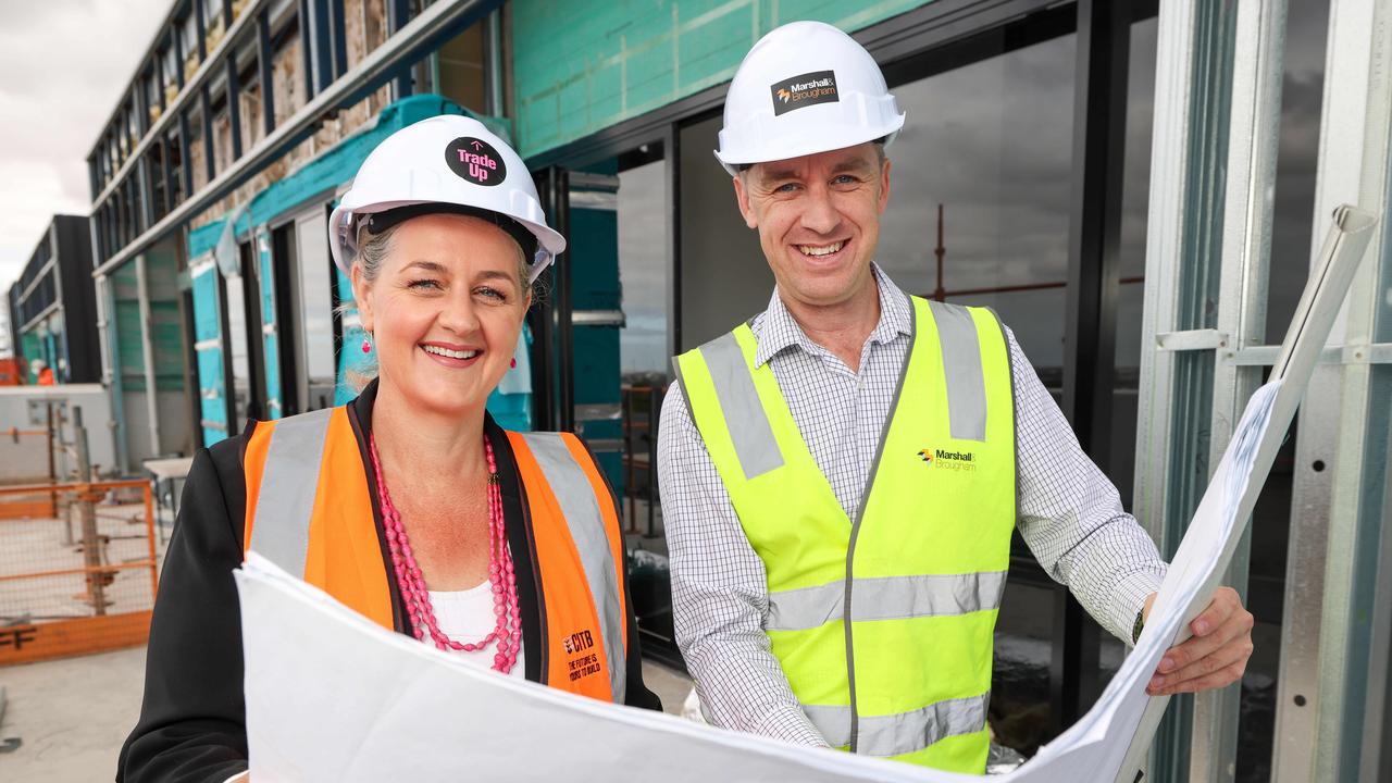 CITB chief executive officer Holly Willcox with Matthew Green, business operations manager. Picture: Russell Millard