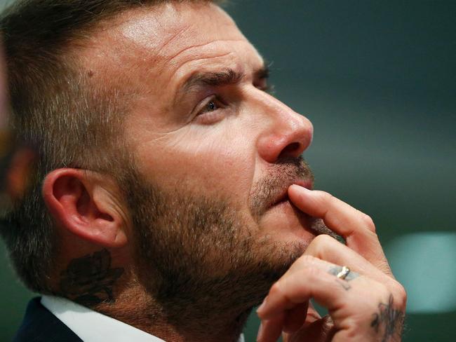 David Beckham. Picture: AFP