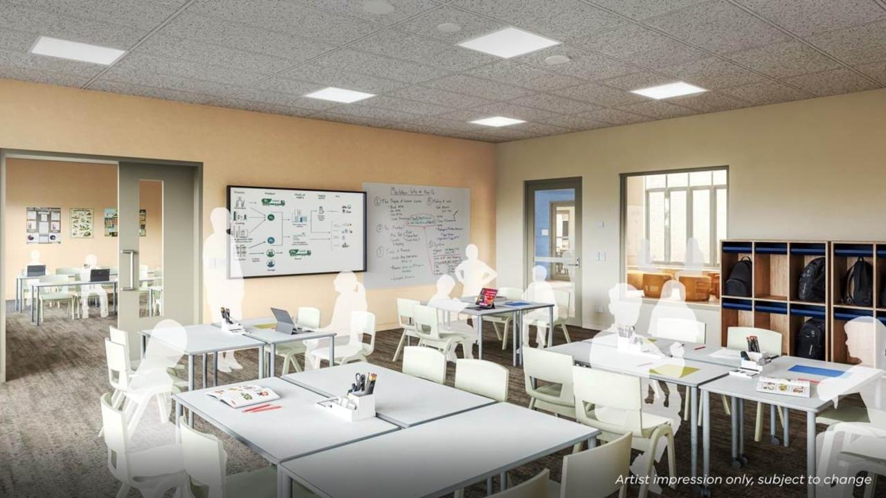 Renders of Warralily Park Primary School due to open in 2026.