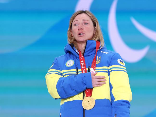 Team Ukraine finished second on the medal tally. Picture: Lintao Zhang/Getty