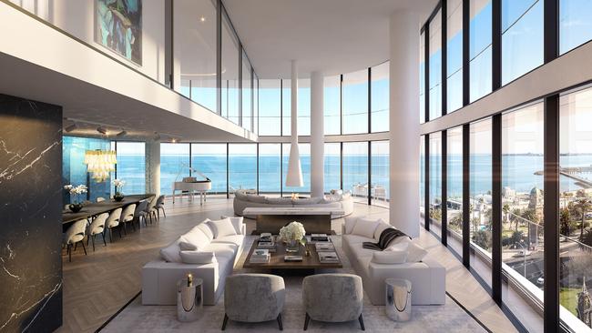 The new owners will be able to enjoy breathtaking views of St Kilda.