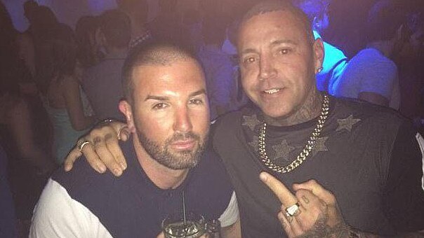 Anthony Hess with ex-bikie Toby Mitchell. Picture: Supplied