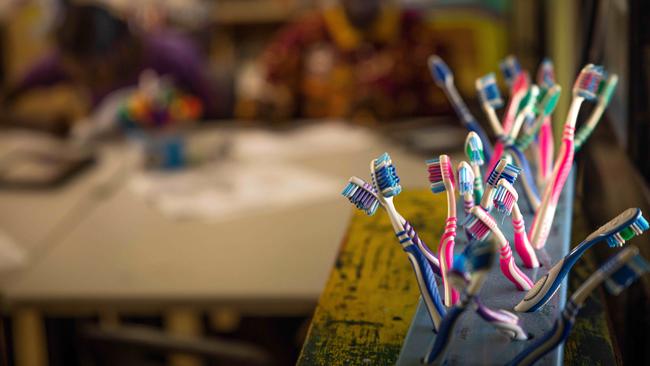 In the classroom. Picture: Rebecca Parker