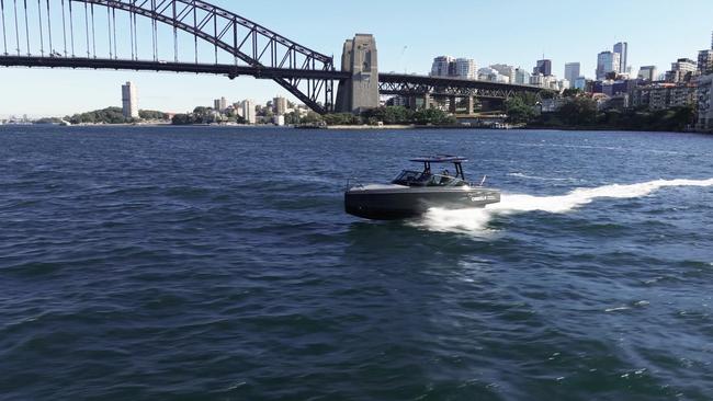 The electric yacht represents a shock to the system. Photo: Supplied