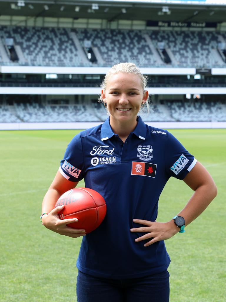 Bella Smith was traded to Geelong during the off-season. Picture: Geelong Cats