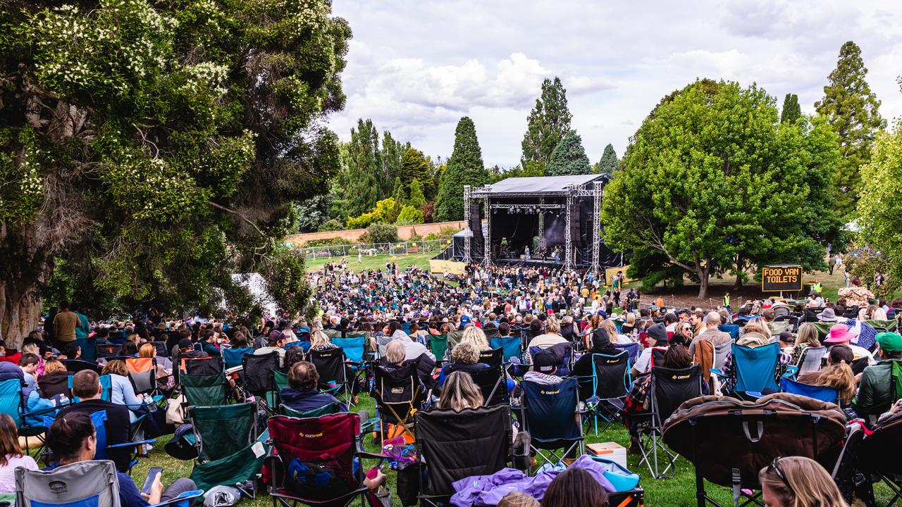 SummerSalt Festival at the Royal Botanical Gardens, Hobart. Picture: Linda Higginson