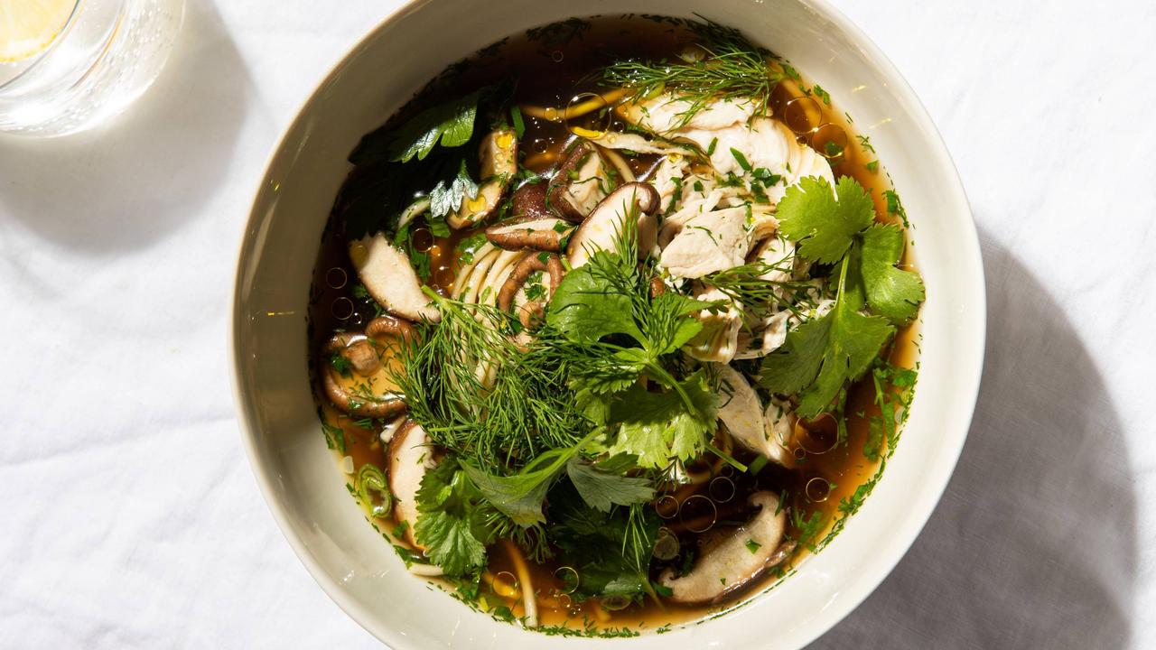 The chicken noodle soup recipe Peter Gilmore taught Elizabeth