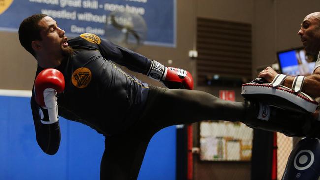 Rob Whittaker is fighting for the chance to avenge his title fight loss to Israel Adesanya. Picture: Richard Dobson