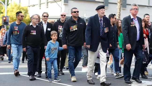 Geelong 2022 Anzac Day march