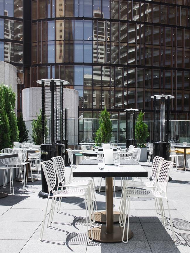 Rosetta’s chic rooftop terrace. Pic: Supplied