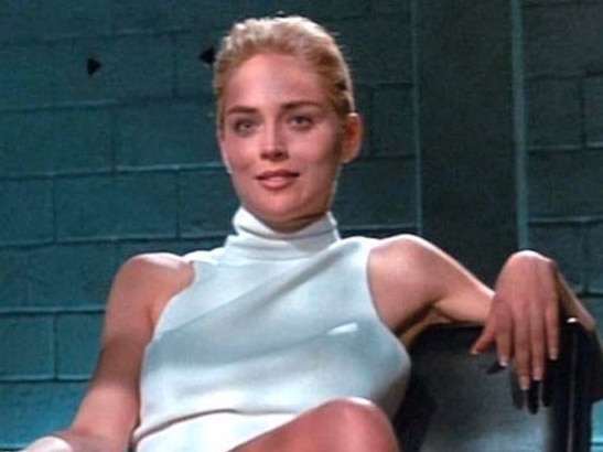 Sharon Stone in Basic Instinct.