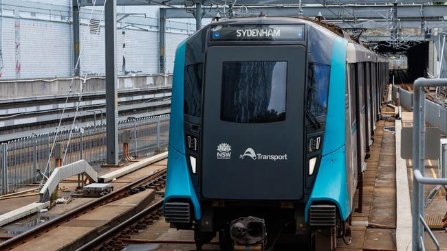 The rail union wants staff cabins on driverless Metro trains. Picture: Justin Lloyd