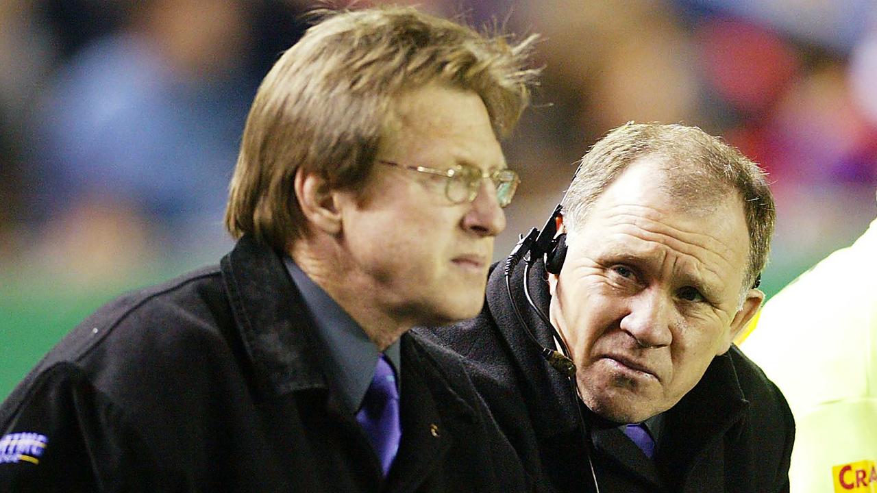 Peter Mulholland (L) with John Lang. Picture: Colin Whelan, Action Photographics