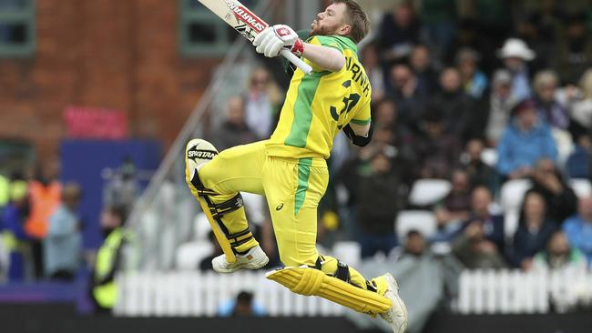 Relief was etched on David Warner’s face when he went to three figures against Pakistan.