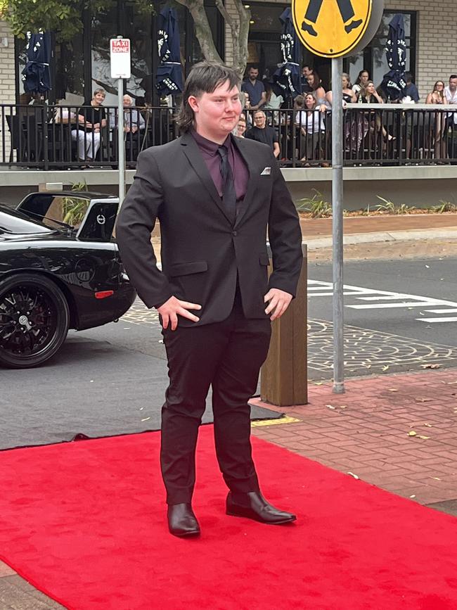 The students arrive at Urangan State High School's formal.