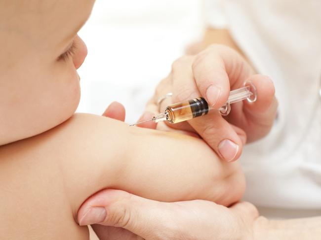 Generic photo of a small child being vaccinated with a needle.   Vaccination / vaccine / baby   Picture: iStock