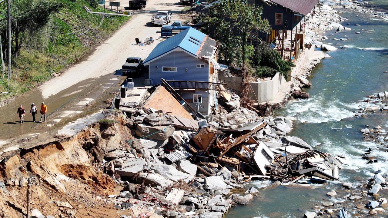 Category 4 Hurricane Helene recently caused destruction in North Carolina, north of Florida. Picture: Mario Tama/Getty Images/AFP