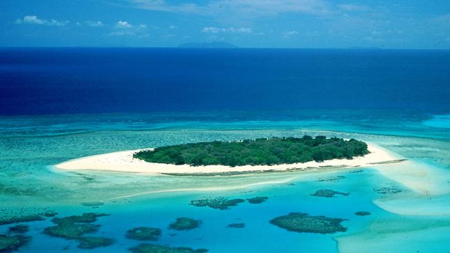 Bushy Island, also known as Bushy Atoll, off Mackay. Picture: Supplied.