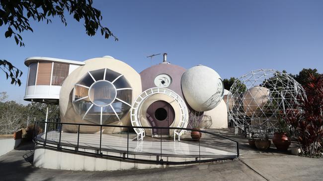 The Bubble House of Ipswich was designed by the architect homeowner. Picture: Peter Wallis