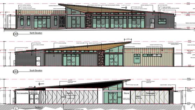 Architectual designs of the proposed Mundamia Community Hall. Pictures: Shoalhaven City Council.