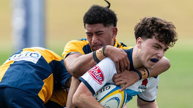 Joseph Harvey playing for Barbarians. Picture: Julian Andrews