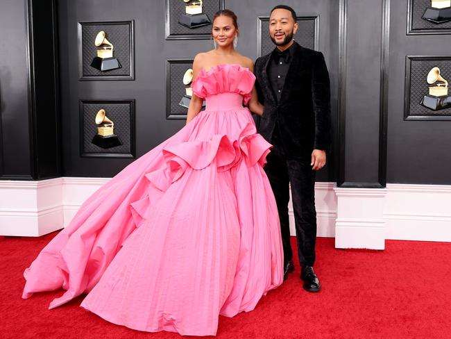 Chrissy Teigen and John Legend. Picture: Getty Images