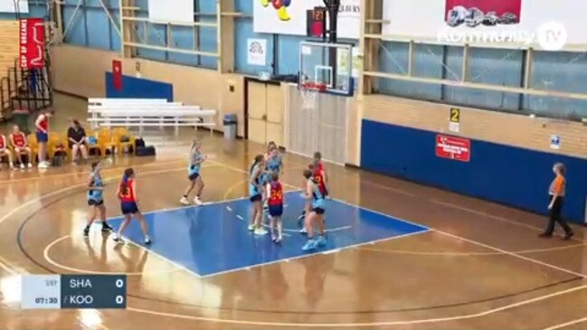 Replay: Australian Country Junior Basketball Cup Day 5 - SA Sharks v NSW Kookaburras (U14 girls play-off 5)