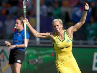 Wamuran's Jodie Kenny at the Hockey World Cup 2014The Hague, Netherlands Day 11 Womens Semi FinalAustralia v USAPhoto: Grant Treebywww.treebyimages.com.au. Picture: Grant Treeby