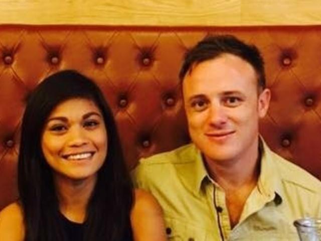 Supplied image obtained Tuesday, Oct 4, 2016 of Adelaide man Damian Berg and his partner Marvie Lucresio Torreon in the Philippines. Berg has spent his first weekend on home soil after being locked up in the Philippines and put on trial for a crime he didn't commit. (AAP Image/Damian Berg) NO ARCHIVING, EDITORIAL USE ONLY