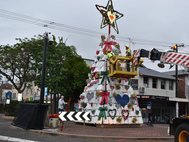 The 2020 Christmas tree received 3 per cent of the vote.