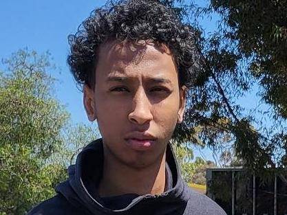 Copy Pic of Hashim Mohamed, 18 who died at The Alfred Hospital after being fatally stabbed at a crowded St Kilda foreshore on Sunday, in what police fear may have been gang-related violence. Picture: Supplied