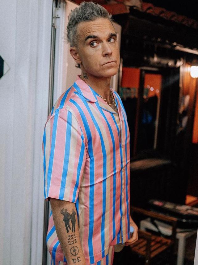 He is now much healthier. Picture: Instagram/ @robbiewilliams