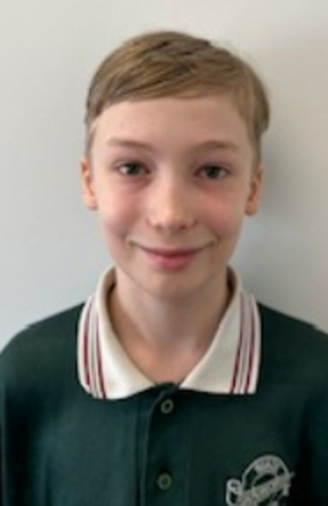 Elliott Campbell, Rainworth State School captain, Picture: Contributed