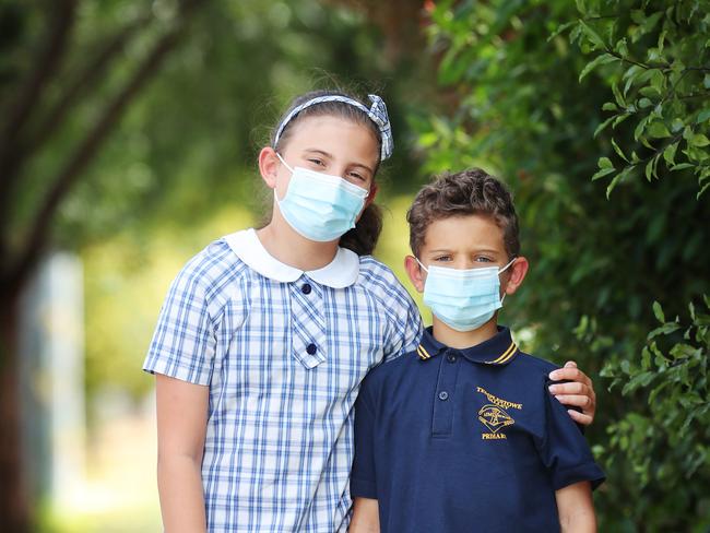 Students in years 3 to 6 will be expected to wear masks indoors. Picture Rebecca Michael