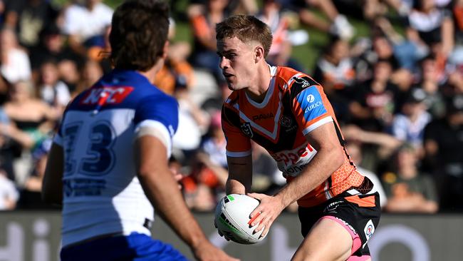 Lachlan Galvin against the Bulldogs.