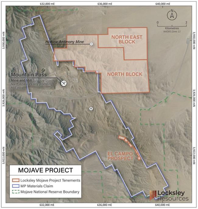 El Campo is in a strategic inlier within MP Minerals claims. Pic: Locksley Resources