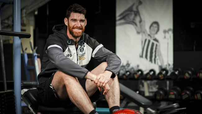 Former Collingwood AFL star Tyson Goldsack has officially nominated for the 2020 national draft. Picture: Mike Burton