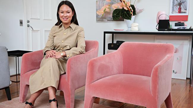 Alyce Tran says her home provides a good example of what can be achieved with small spaces on a tiny budget. Picture: Adam Yip