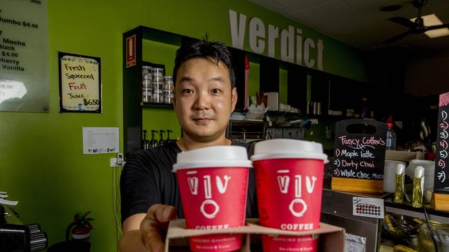 Verdict Expresso in Southport is a neutral place where defendants, lawyers, prosecutors, magistrates and police all grab coffee – it's like "Switzerland". Picture: Jerad Williams