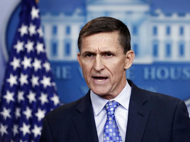 Former National Security Adviser Michael Flynn. His calls to the Russian ambassador, and undisclosed business ties to Russia, caused him to become an early casualty. Picture: AP