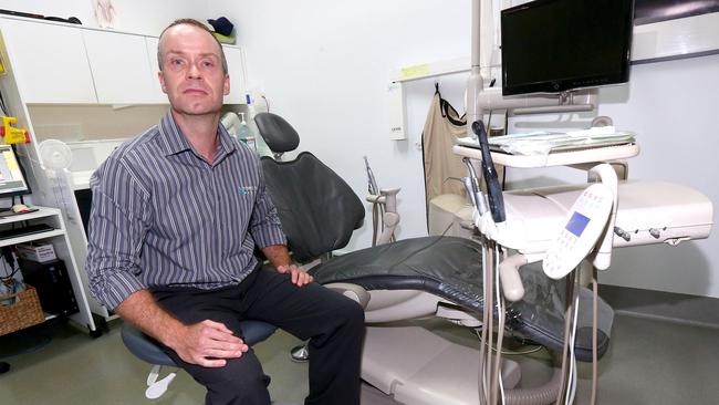 Alistair Henry one of the former owners or the Robina Town Dental. The business was defrauded of more than $700,000 by a former employee. Picture Mike Batterham