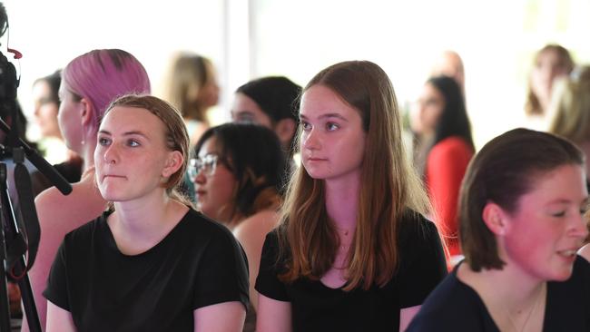 Matthew Flinders Girls Secondary College 2021 graduation. Picture: David Smith.