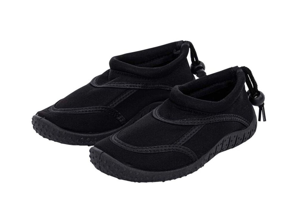 Adult Elasticated Water Shoes Aquashoes 120 - Black