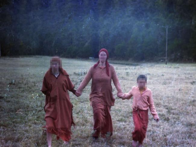 Photographs from inside the Mangrove Mountain ashram, which were tendered to the Royal Commission.