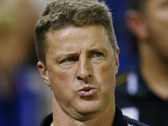 AFL Round 12 North Melbourne v Richmond at Etihad Stadium. Damien Hardwick post game . Pic: Michael Klein. Sunday June 8, 2014.